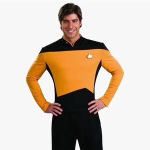 Rubie's Star Trek Yellow and Black Costume Halloween